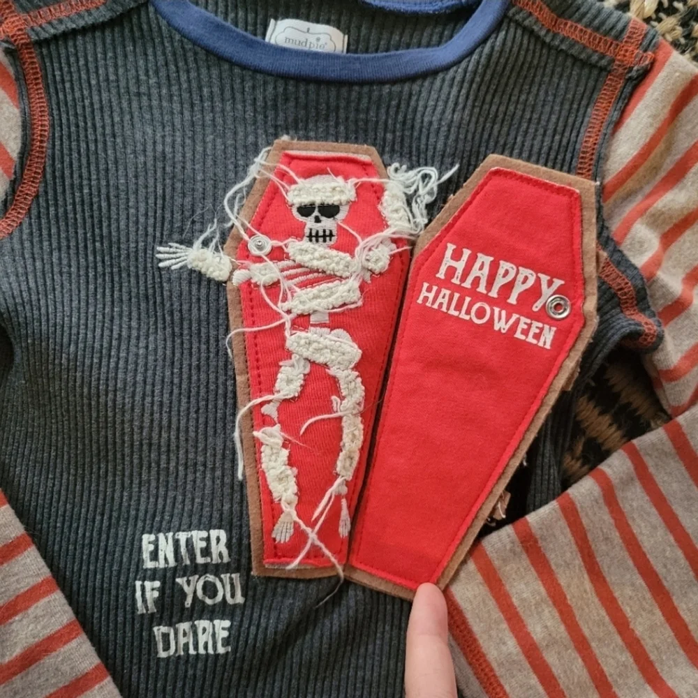 Mud Pie Halloween Shirt Size Large 4T-5T